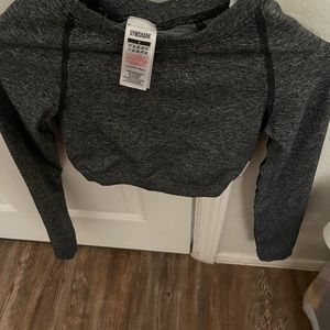 gymshark long sleeve cropped top